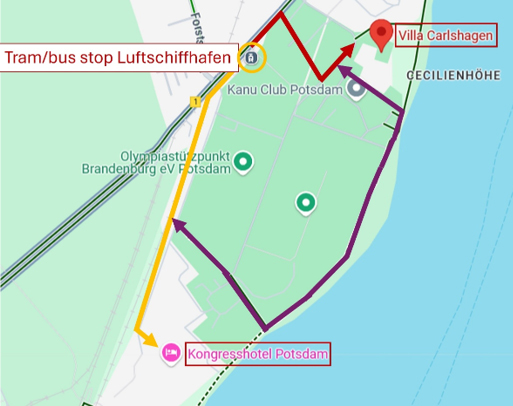 Dicty2025 Potsdam Map